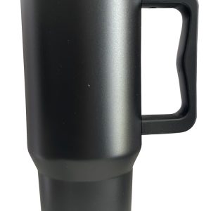 Flat Top Travel Mug Black
