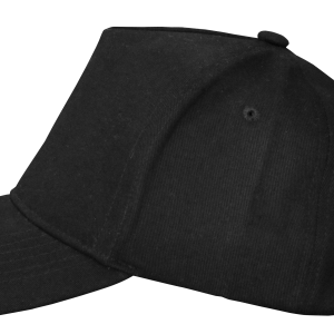 Heavy 5 Panel Black