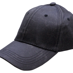 Oil Skin Cap Black