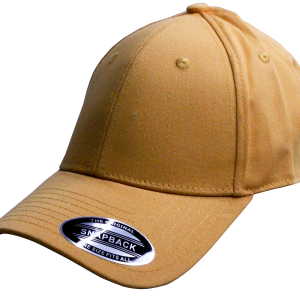 Snap Back 6 Panel Cap Tan