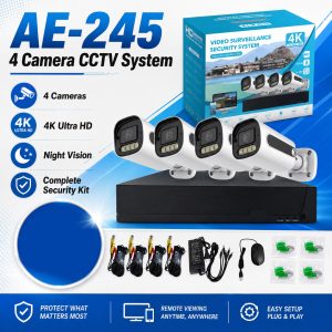 4 Camera CCTV System