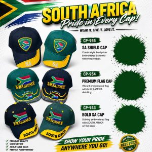 South Africa Badge Caps