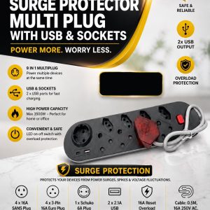 Surge Protector Multi-Plug