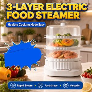 3 Layer Electric Food Steamer