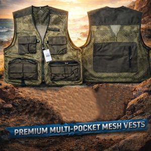 Premium Multi-Pocket Mesh Vest