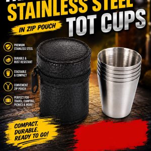 Traveler Stainless Steel Tot Cups