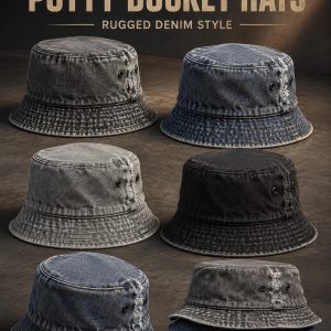 Bull Denim Potty Bucket Hats
