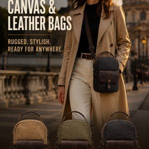 Oil Skin Canvas & Leather Bags